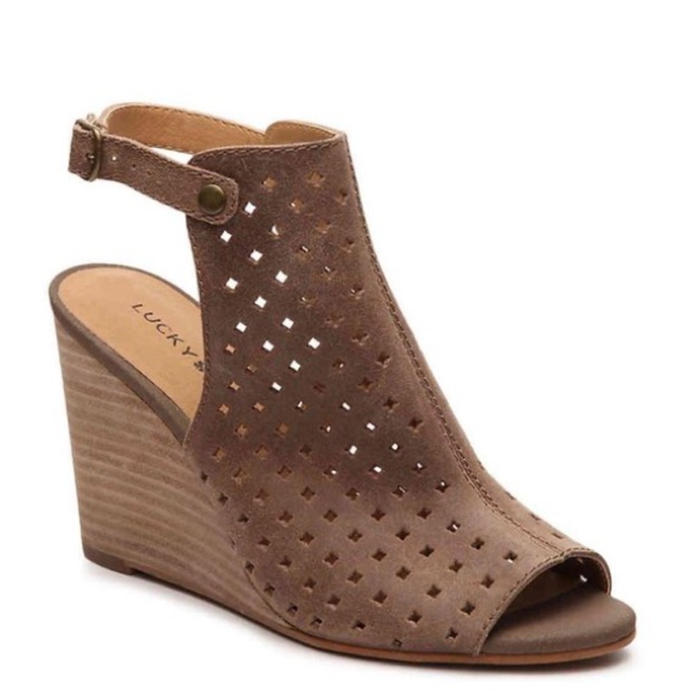 Lucky Brand | Regina Wedge Leather Sandals